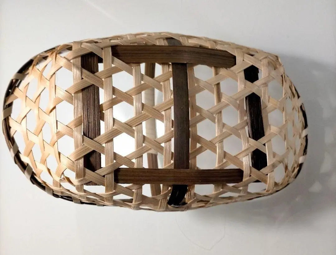 Artesanía de bambú, cesta de bambú hecha a mano, cesta hecha a mano, cesta, estuche para accesorios, interior, artesanía tradicional