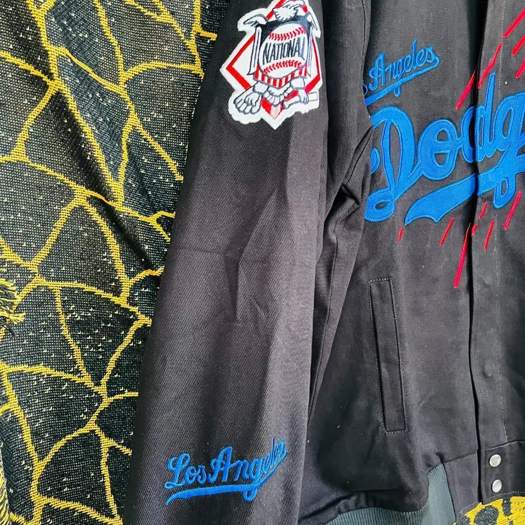 DODGERS Chaqueta exterior Stadium LA para hombre XL | Dodgers メンズ アウター ブルゾン スタジャン LA ジャケット XL