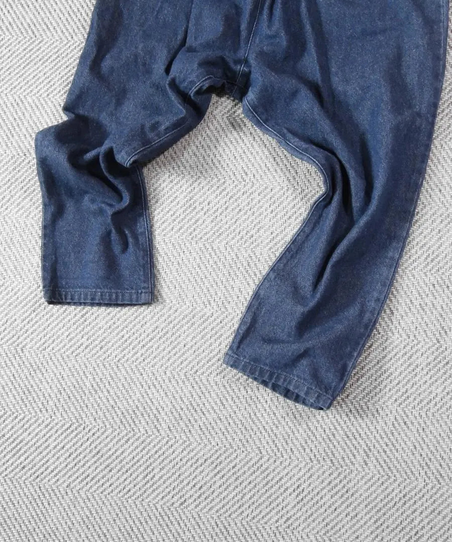 ☆Good condition☆Mumokuteki tuck wide denim pants