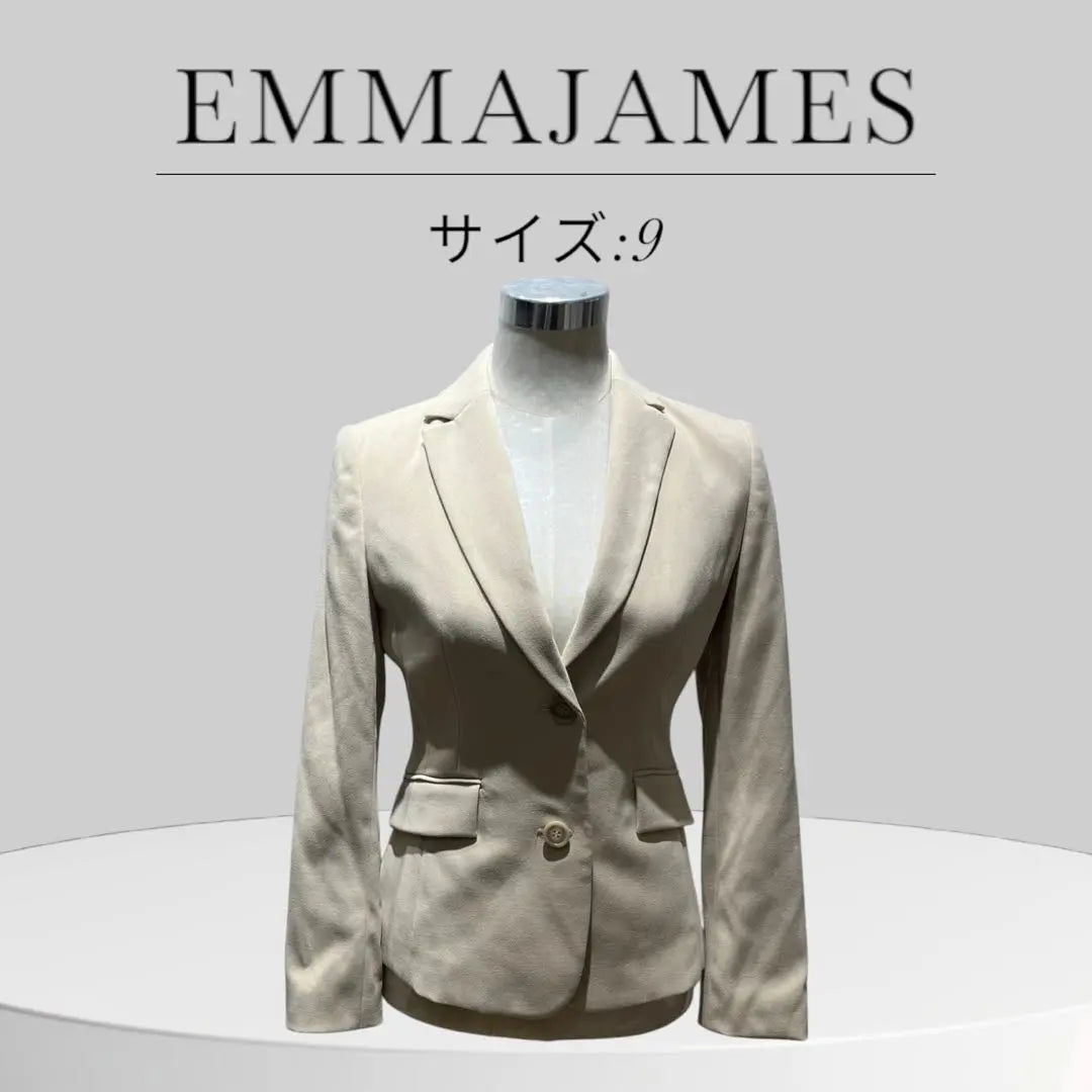 EMMAJAMES Beige Tailored Jacket Size 9