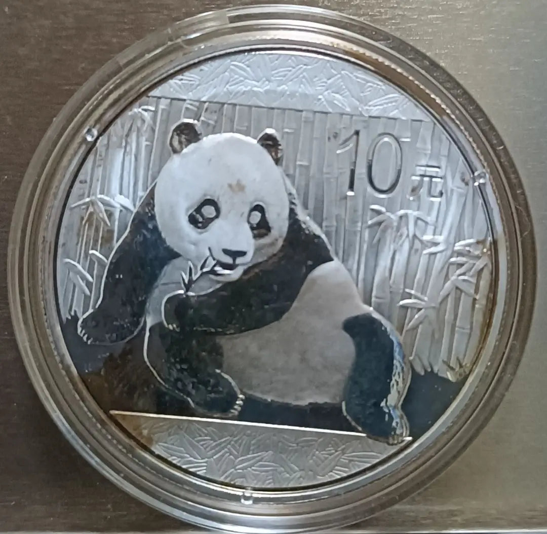 Panda silver coin set of 6 pieces sold