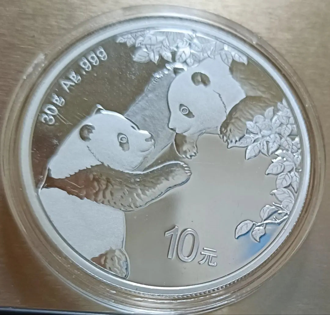 Panda silver coin set of 6 pieces sold