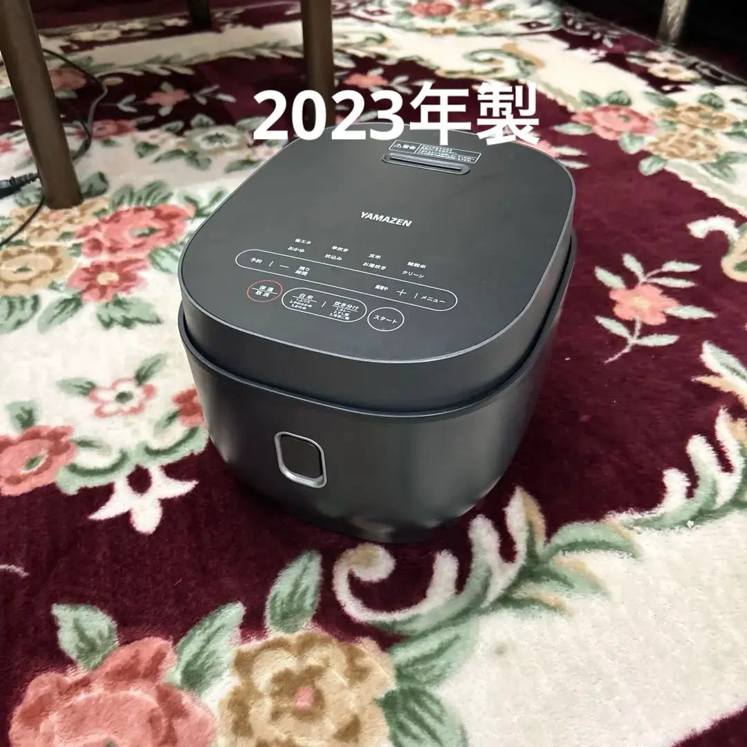 YAMAZEN YJP-DM102 Microcontroller Jar Rice Cooker Black Made in 2023