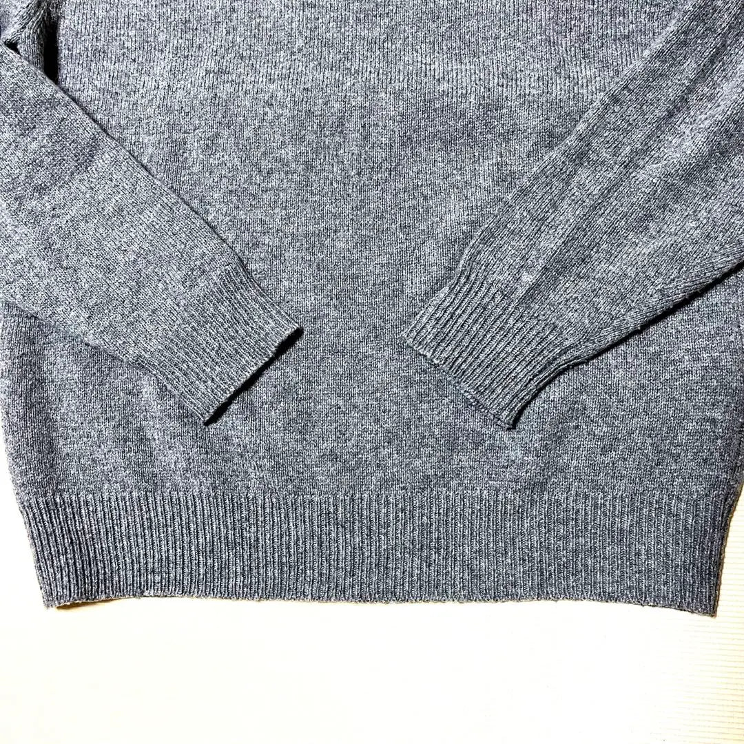 GU Grey Crew Neck Knit Sweater Men's Size M | GU グレー クルーネック ニットセーター メンズMサイズ