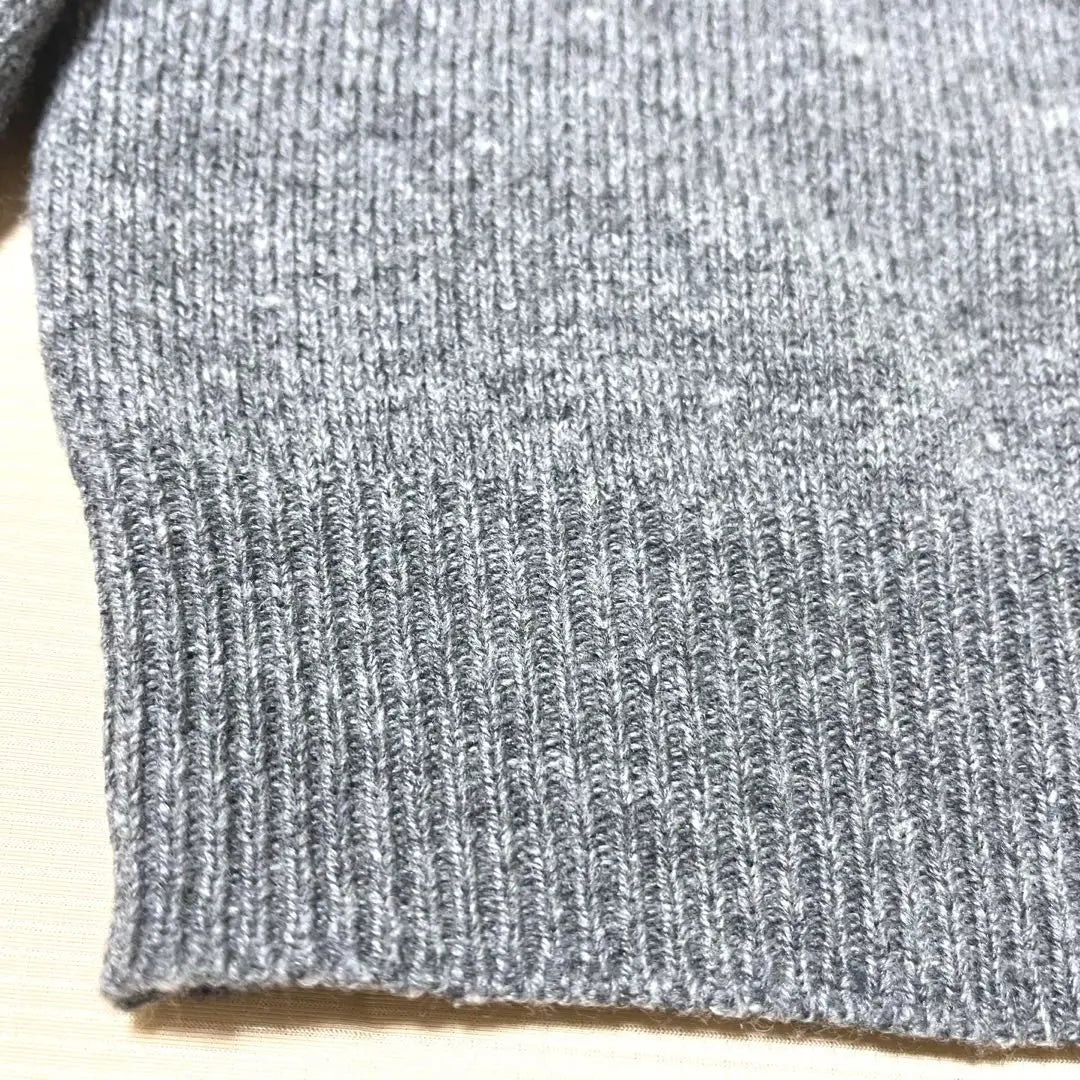 GU Grey Crew Neck Knit Sweater Men's Size M | GU グレー クルーネック ニットセーター メンズMサイズ