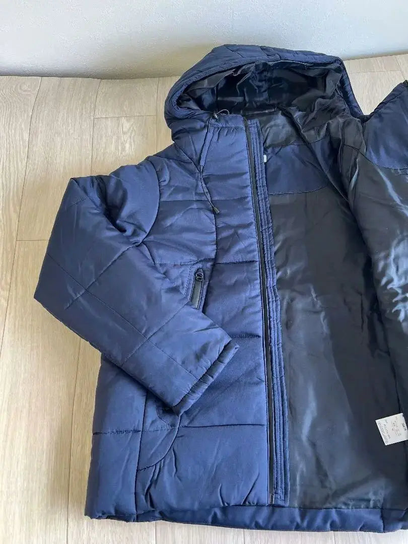 ✅ [New tag included] Nylaus Navy Hooded Padded Blouson