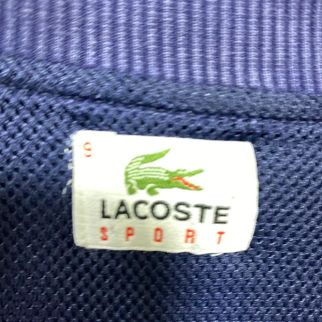 Lacoste jersey track jacket navy xl logo embroidery 18