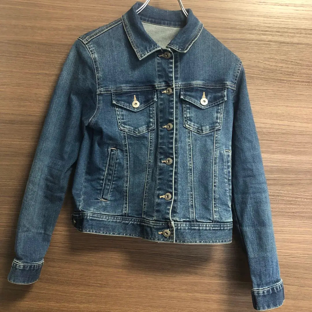 natural beauty basic denim jacket 242