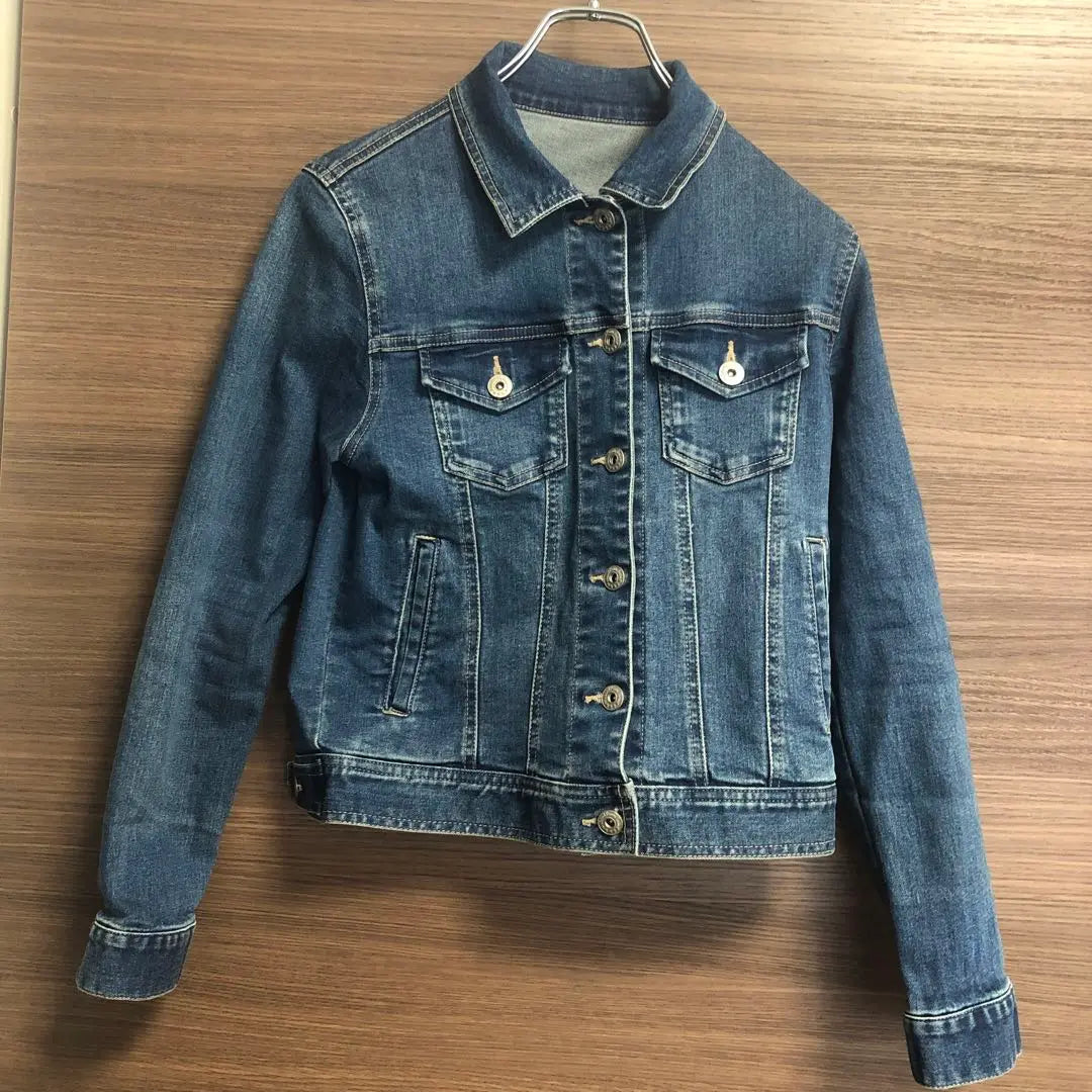 natural beauty basic denim jacket 242