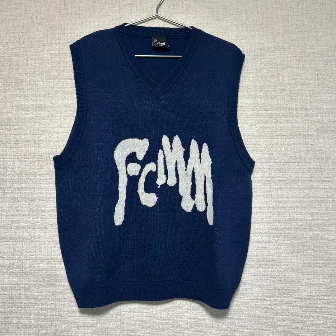 ★ Popular design ★ FCMM knit vest M size | ★大人気デザイン★ FCMM ニット　ベスト Mサイズ