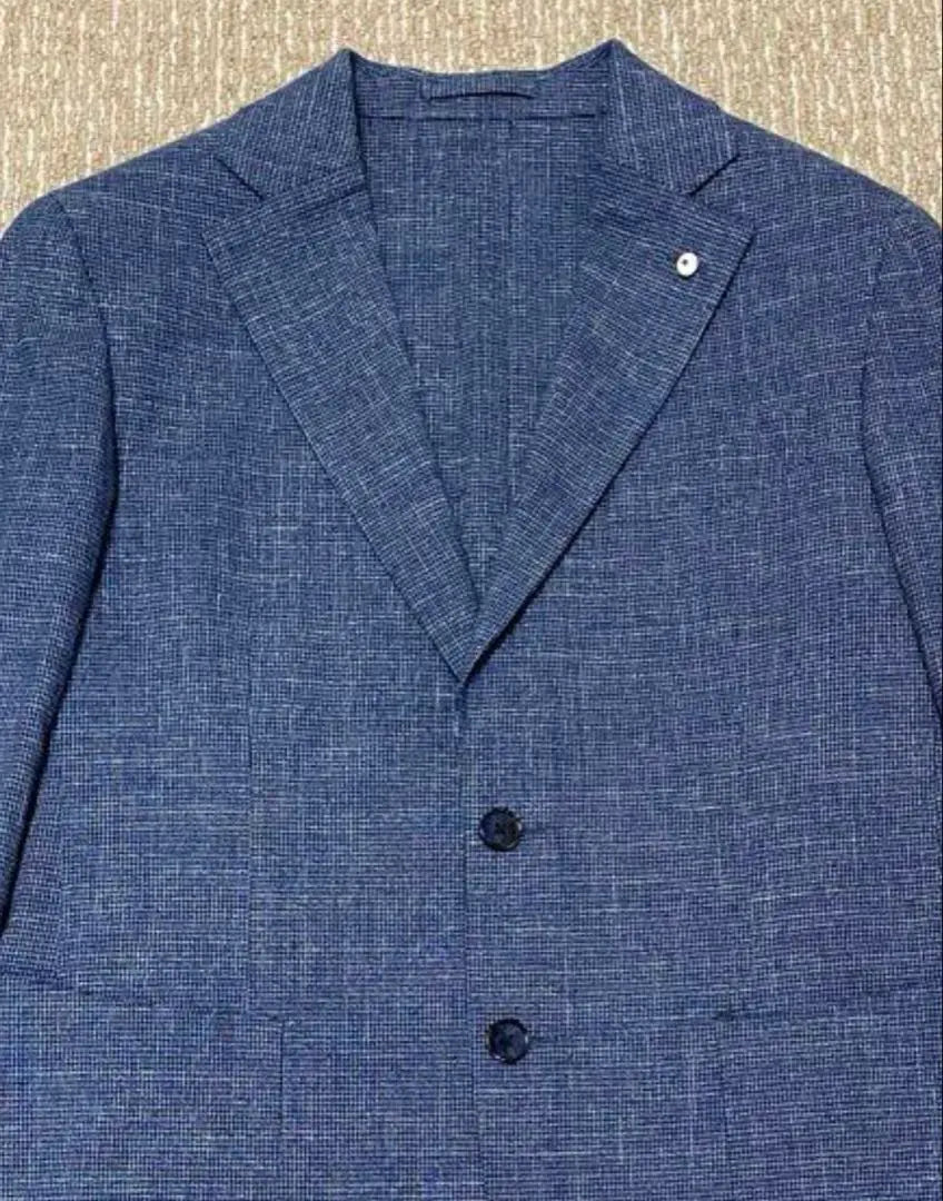 Chaqueta azul marino rubium sin usar M (48) | 未使用 ルビアム ネイビージャケット M(48)