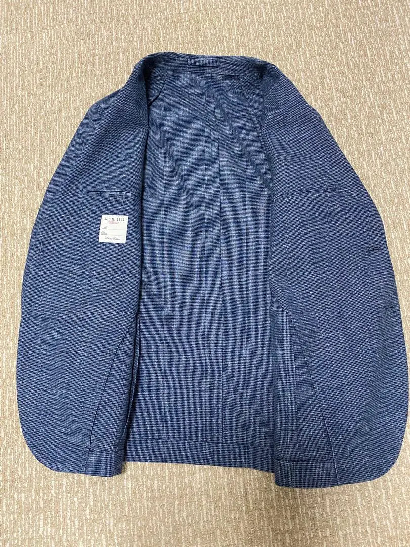 Unused rubium navy jacket M (48) | 未使用 ルビアム ネイビージャケット M(48)