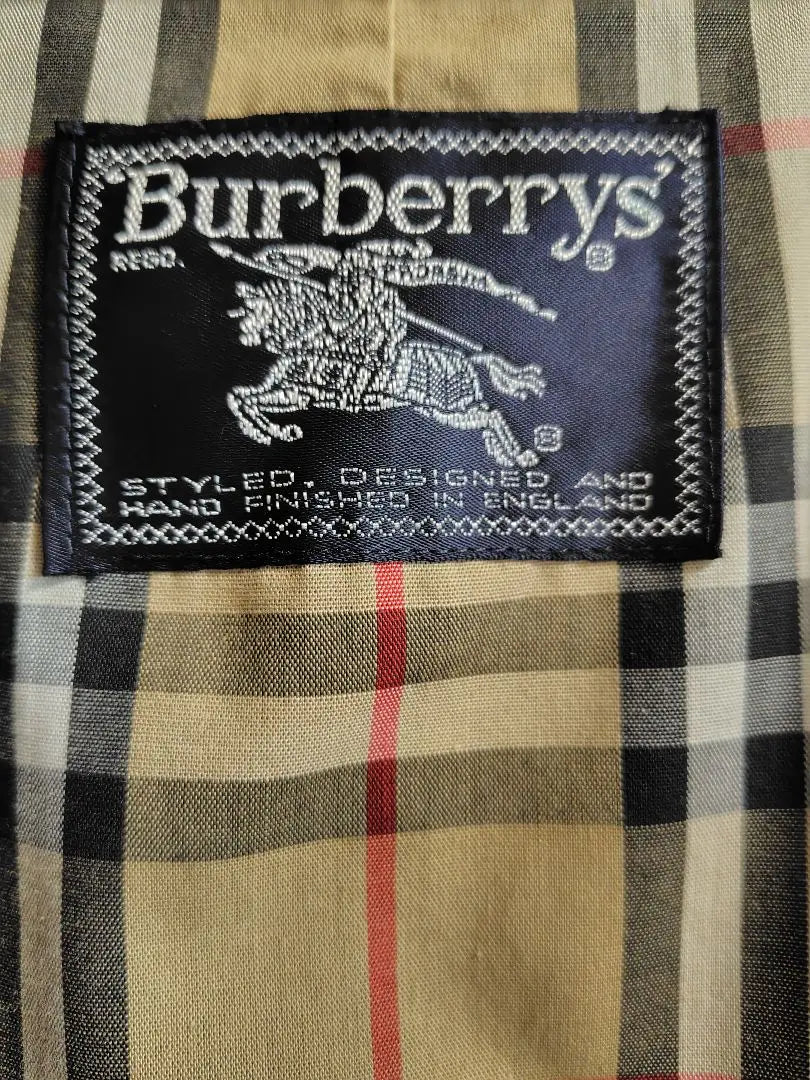 BURBERRY ☆ Burberry ☆ Stainless Color Coat Large Black