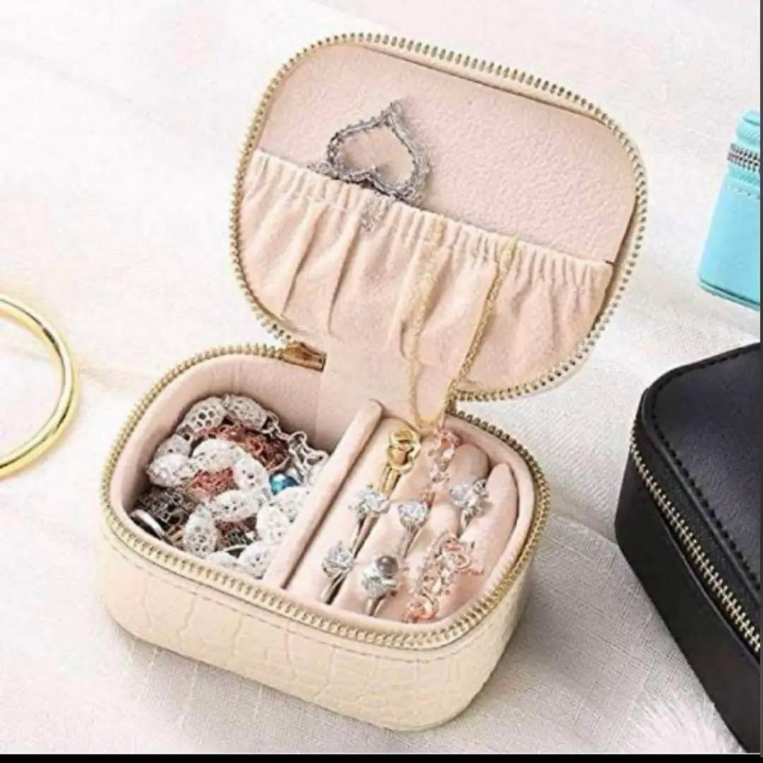 ⭐️Artículo sin usar⭐️Caja de accesorios, beige, estuche de accesorios, para viajes, etc.