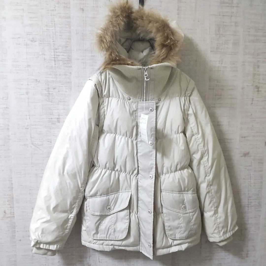 New✨️ pom ponette 3way down jacket [L] Fur