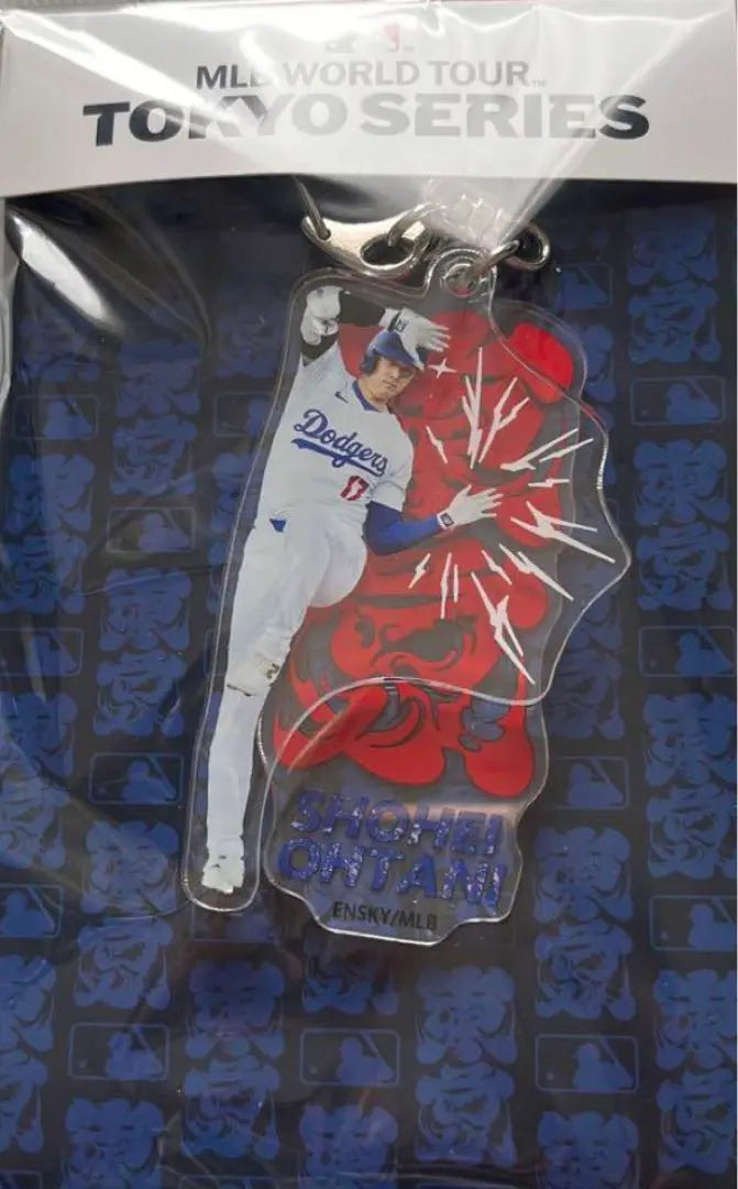 Sold out Dodgers Otani Shohei Tokyo Series Opening Game Acrylic Keychain A