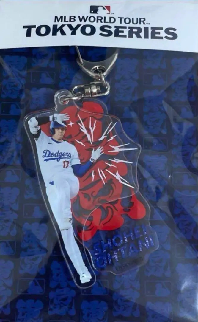 Sold out Dodgers Otani Shohei Tokyo Series Opening Game Acrylic Keychain A