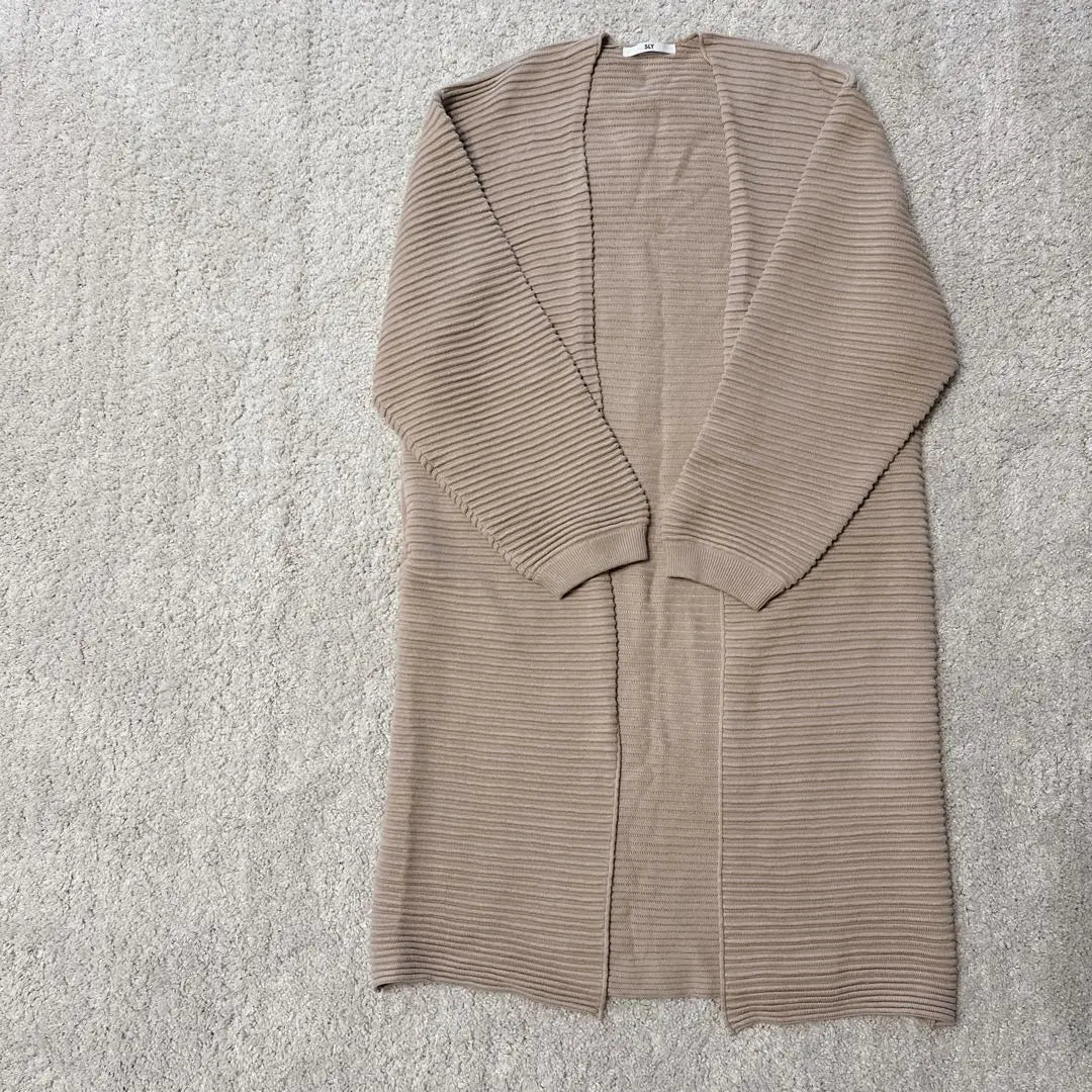 SLY Women's Long Cardigan (Beige) Free Size Spring Autumn Winter