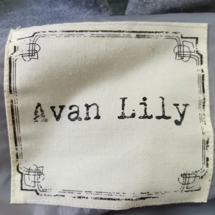 [Avan Lily] Filled jacket (F) Gray shawl collar actress collar