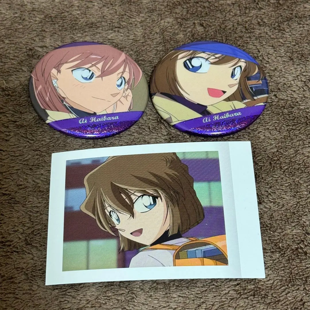 ✧Juego de 3 piezas de Detective Conan Ai Haibara Goods✧