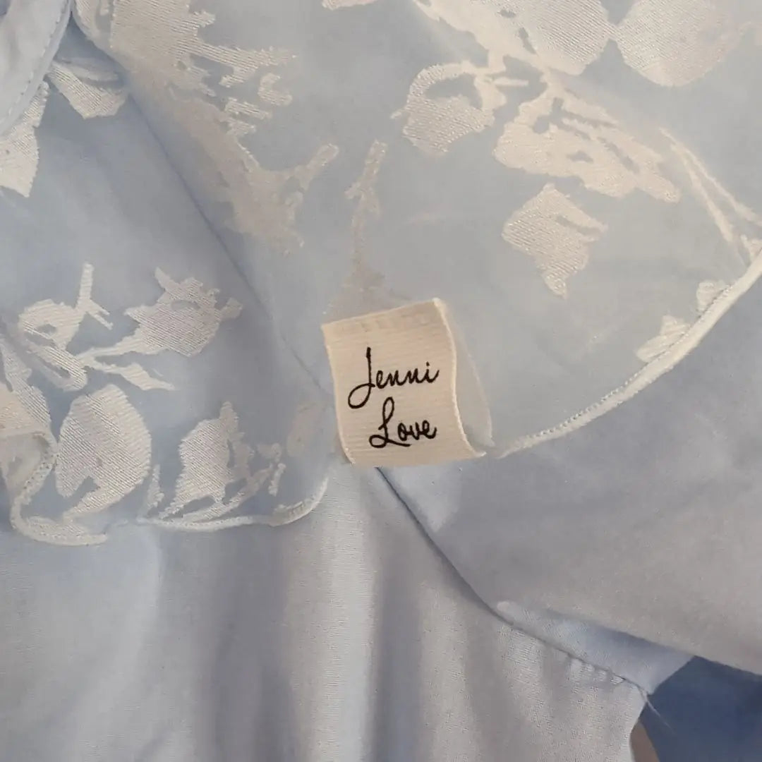 <used beautiful goods with bonus>Blusa con estampado floral azul claro de 140 cm de J's Love ♪</used>