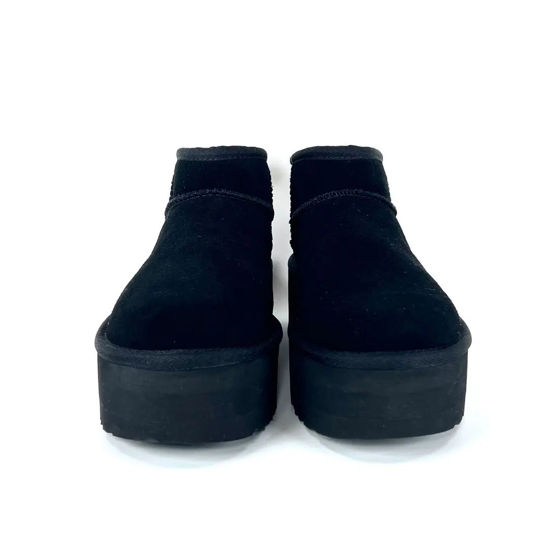 [New and unused] UGG ULTRA MINI PLATFORM Boots Black 24.0