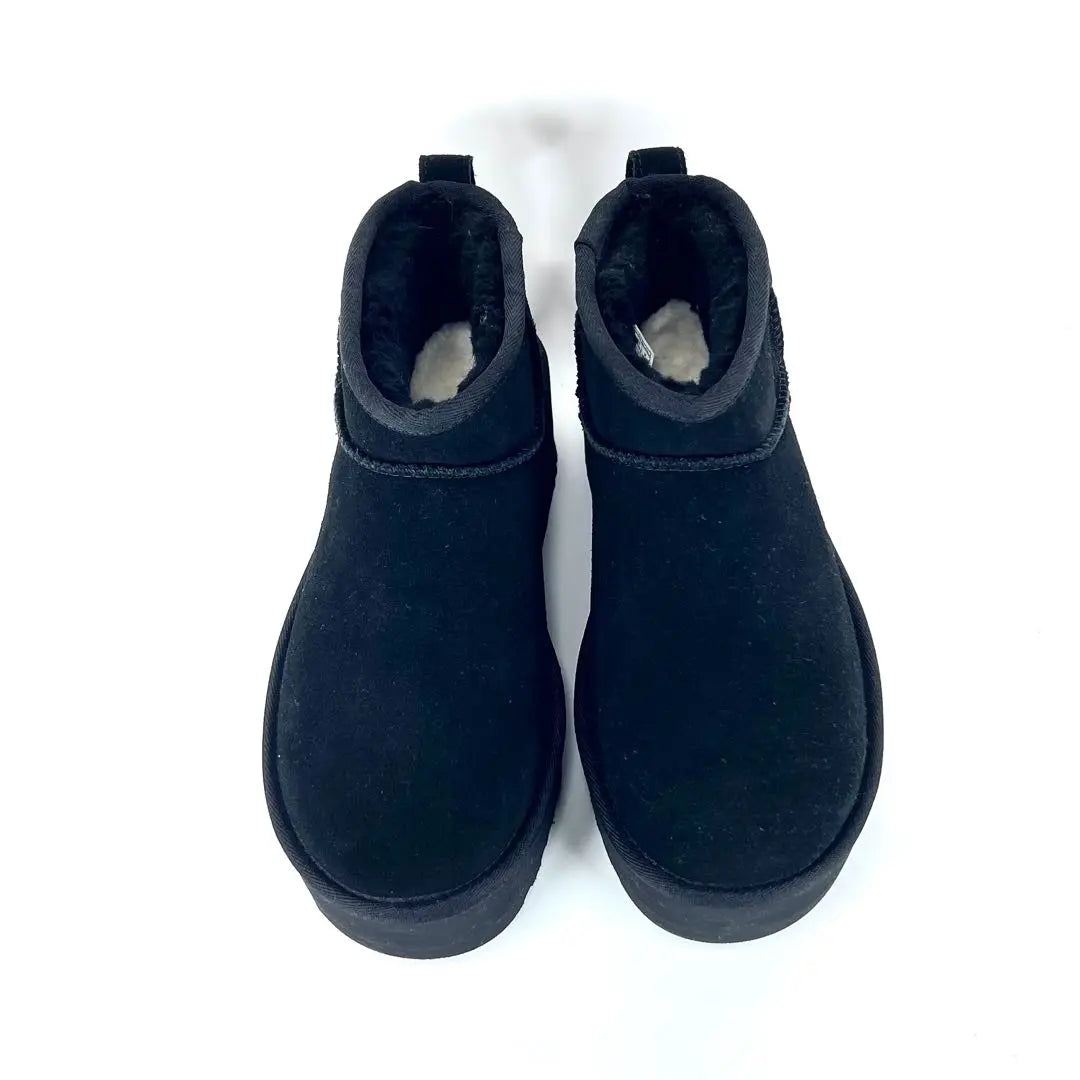 [New and unused] UGG ULTRA MINI PLATFORM Boots Black 24.0