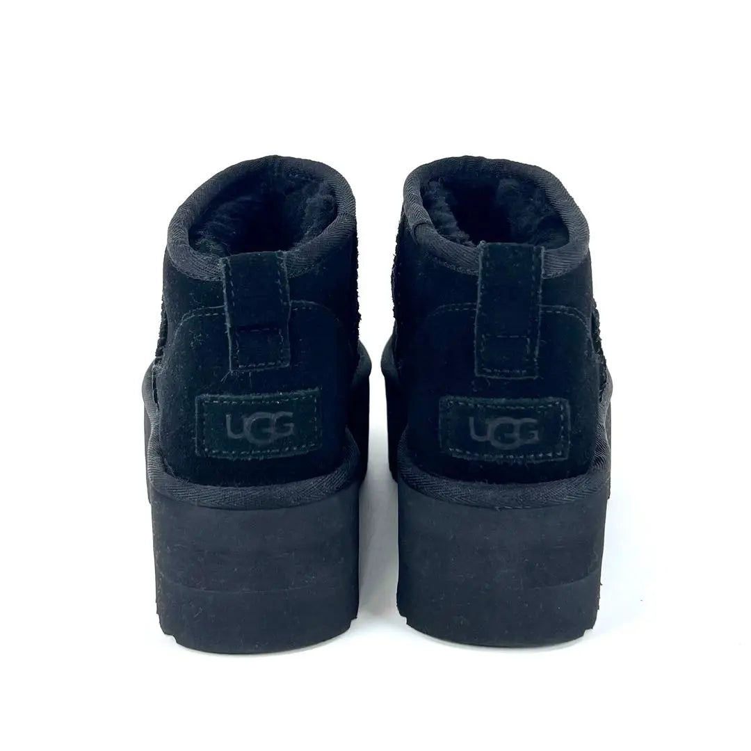 [New and unused] UGG ULTRA MINI PLATFORM Boots Black 24.0