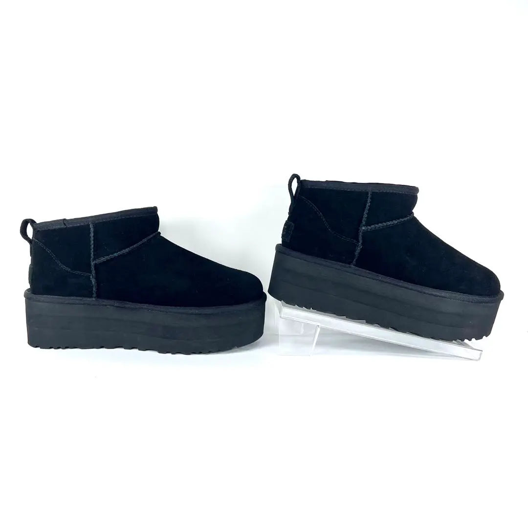 [New and unused] UGG ULTRA MINI PLATFORM Boots Black 24.0