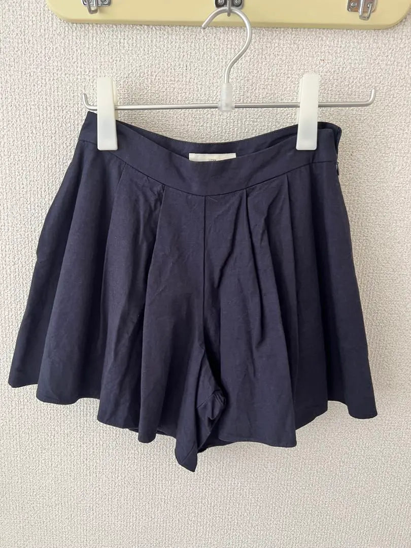 [LITER] ari pleats skirt pants navy S size