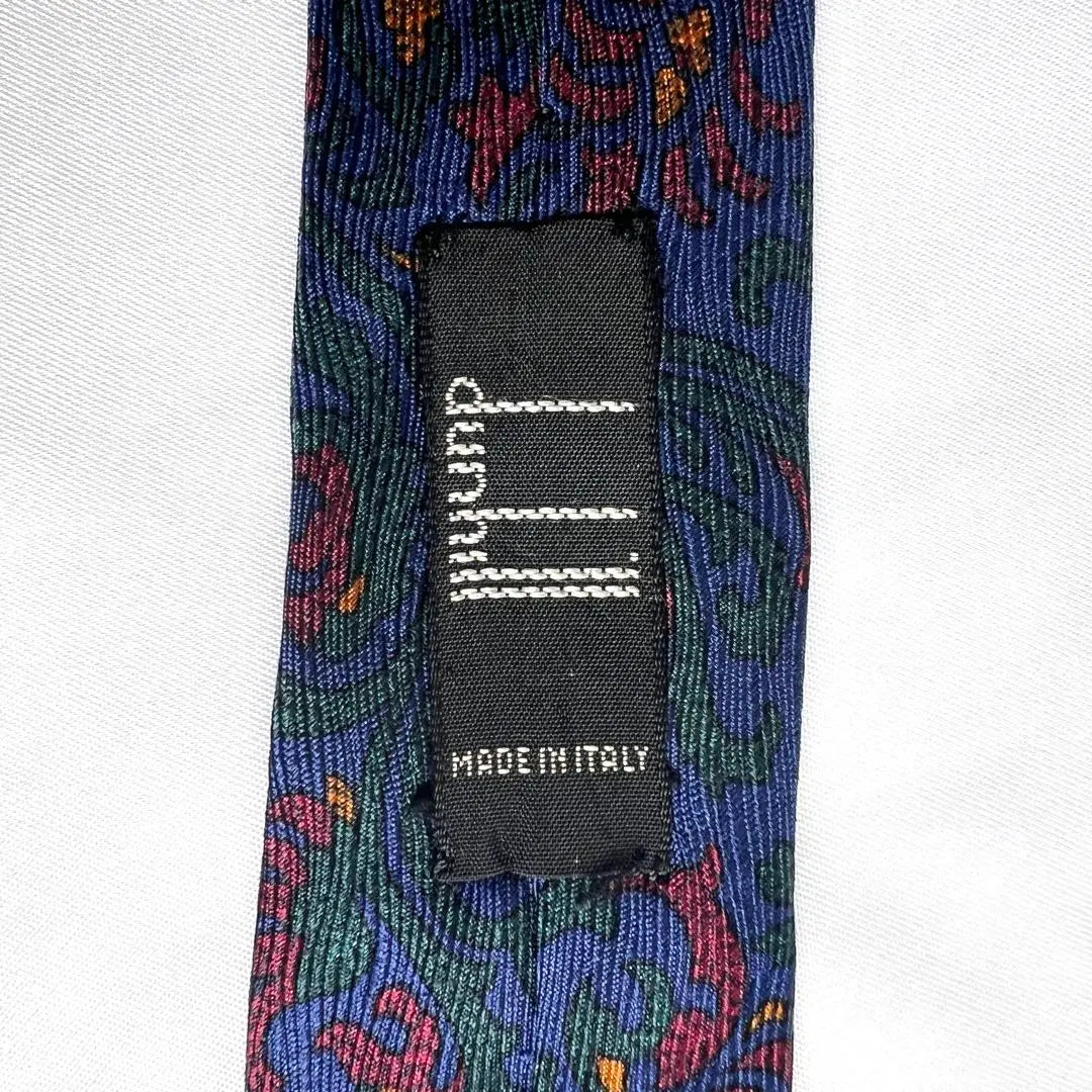 [Good condition] dunhill Dunhill Paisley pattern tie 100% silk