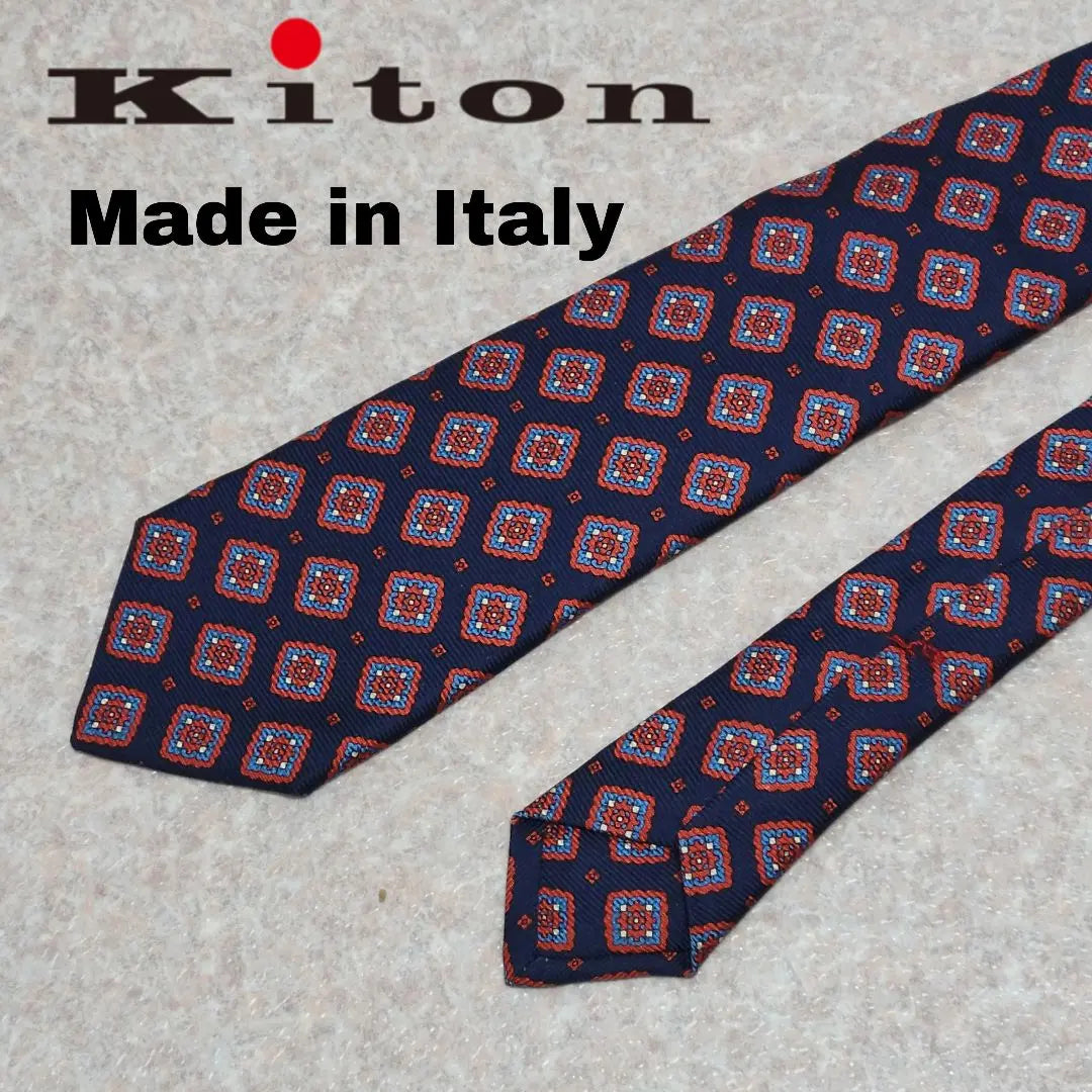 ★ Casi sin usar Keaton Sette Piege, corbata 100% seda hecha en Italia | ★ほぼ未使用 キートン セッテピエゲ イタリア製 シルク100% ネクタイ