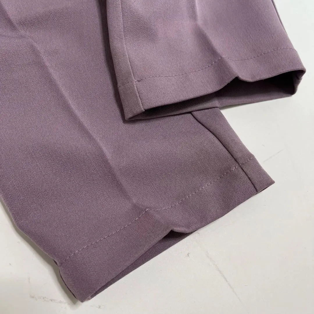 1980 [Marvelous by Clown] Tapered pants Elastic waist Purple