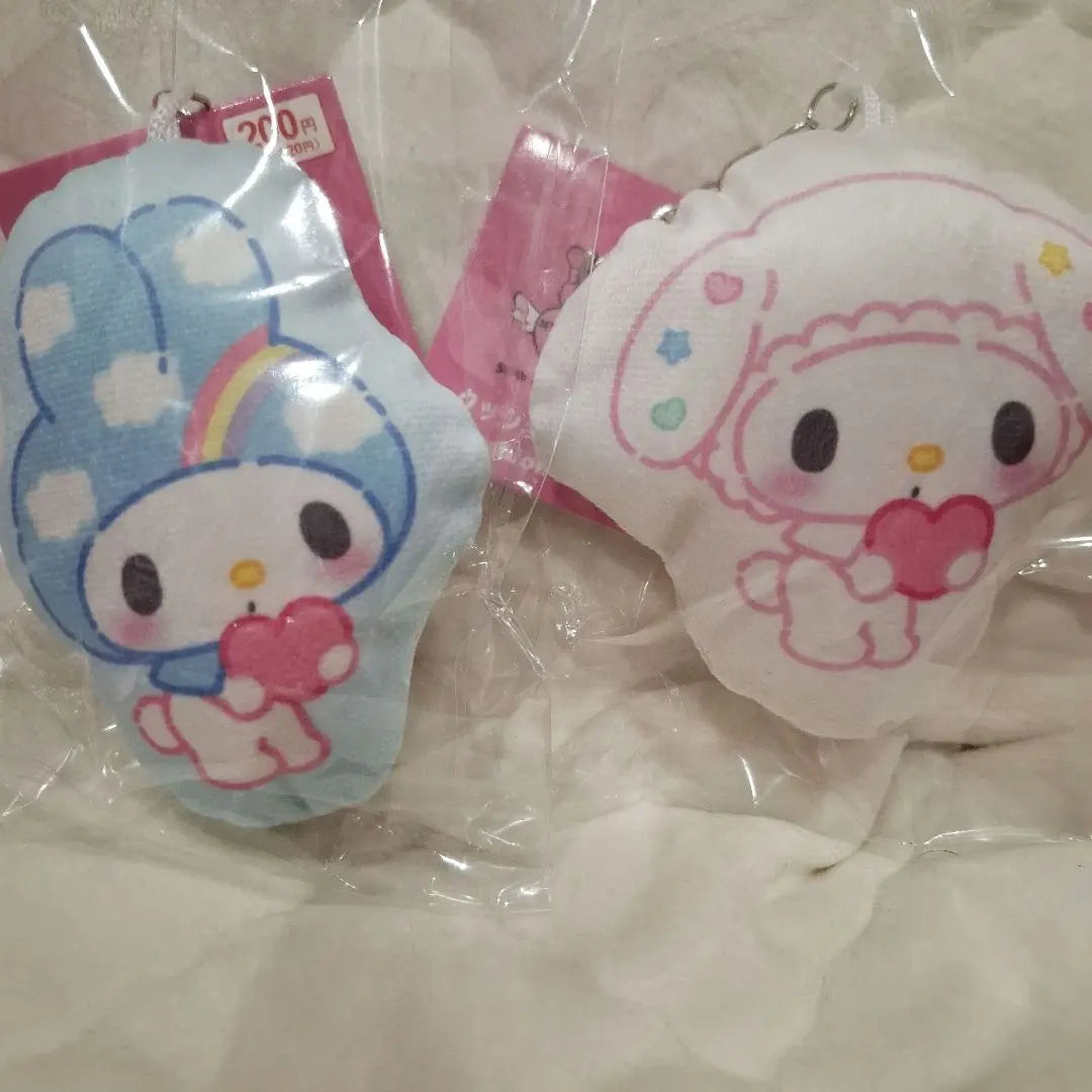 My Melody Cushion Keychain Set My Melody 50th Anniversary