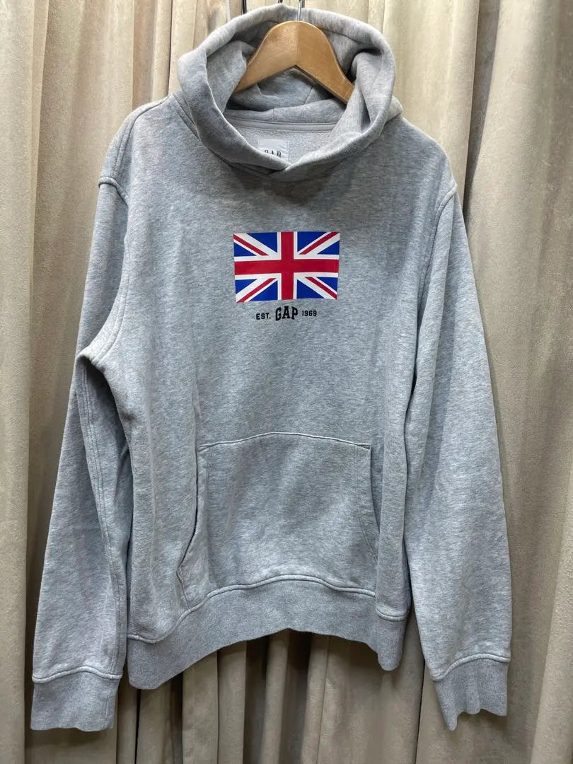 Gap Parker British Flag Gap Parker Grey S Brushed Lined