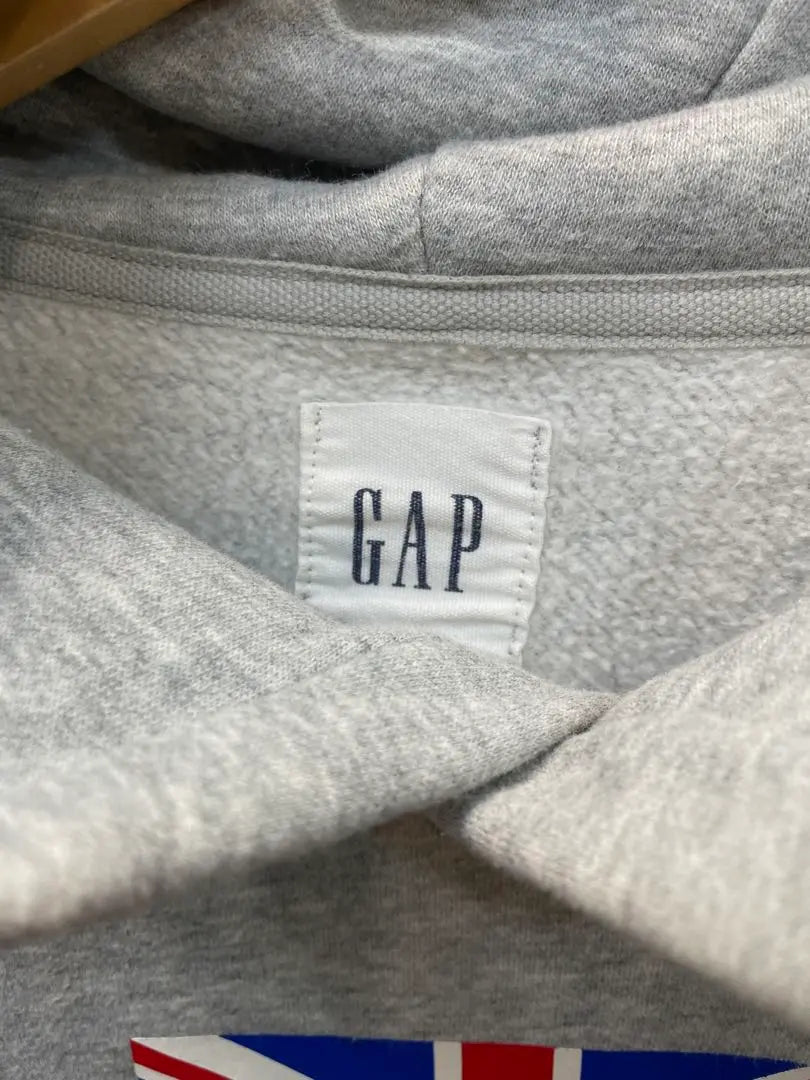 Gap Parker British Flag Gap Parker Grey S Brushed Lined