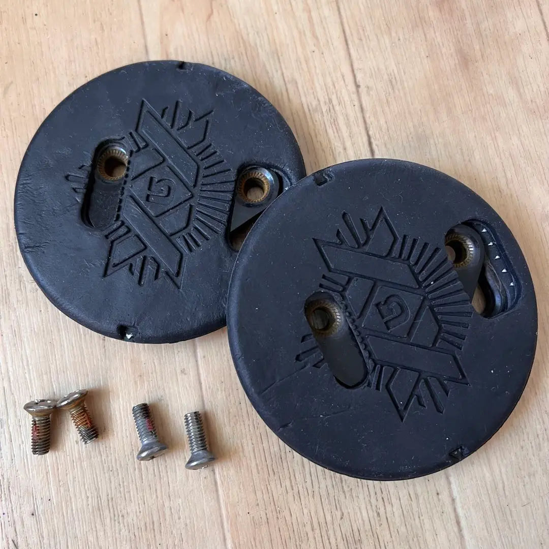 Super rare! Burton 2X Disc Plate! For 2H 2-hole unic etc!