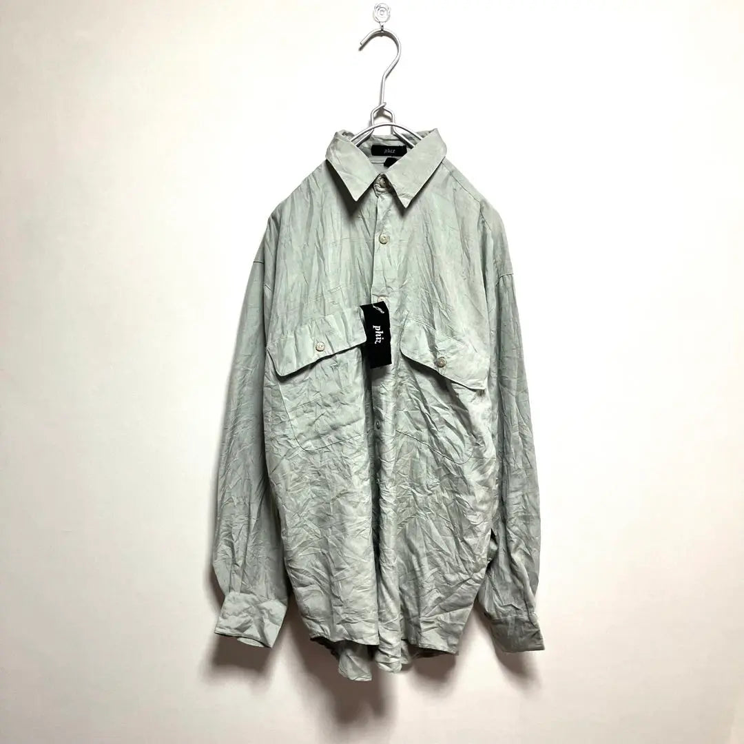 vintage 90s phiz by GOOUCH Silk Shirt Dead Stock