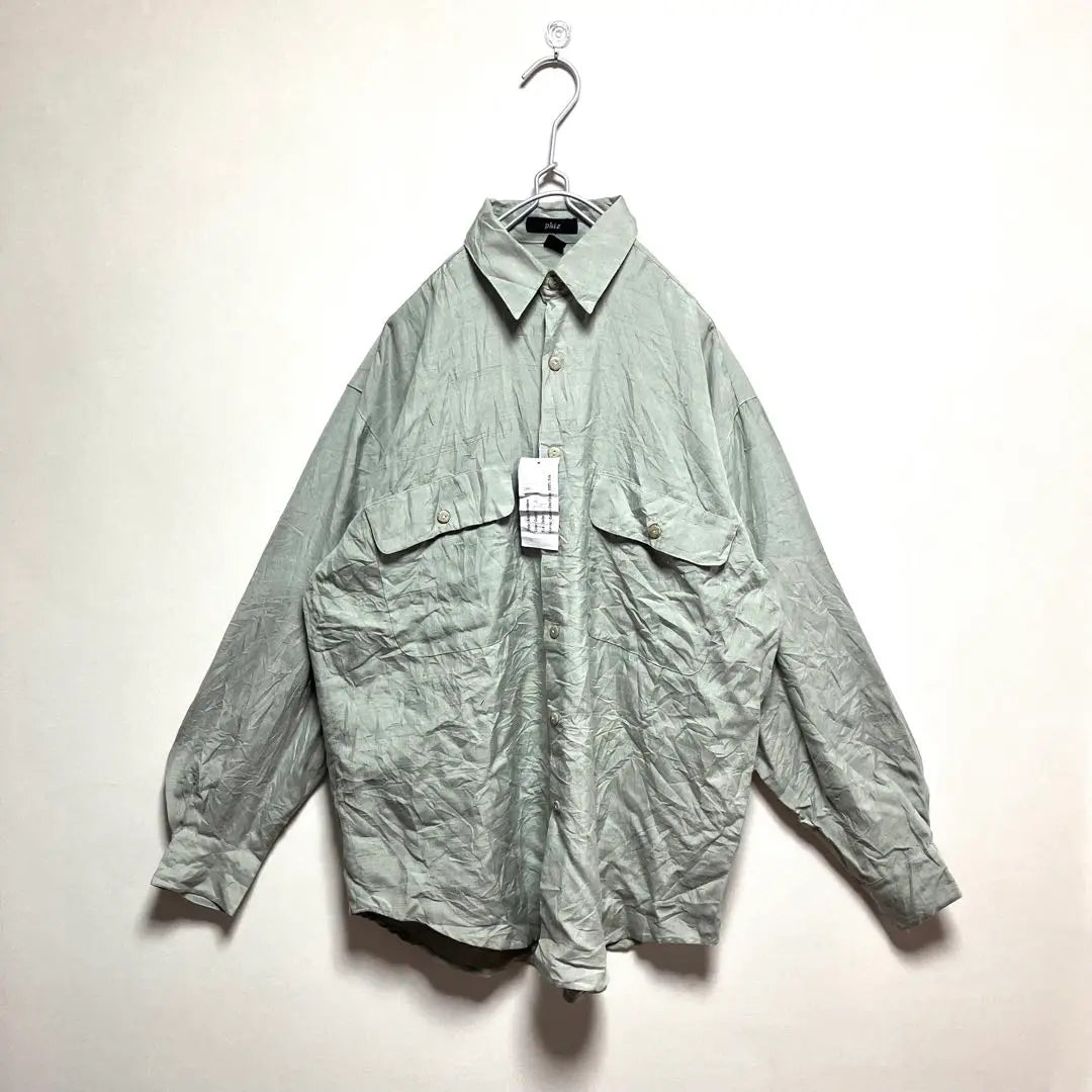 vintage 90s phiz by GOOUCH Silk Shirt Dead Stock