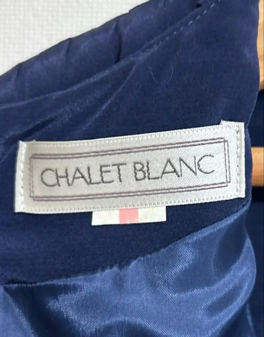 ✨Beautiful condition✨Chalet Blanc Navy Pleated Dress Size [F]