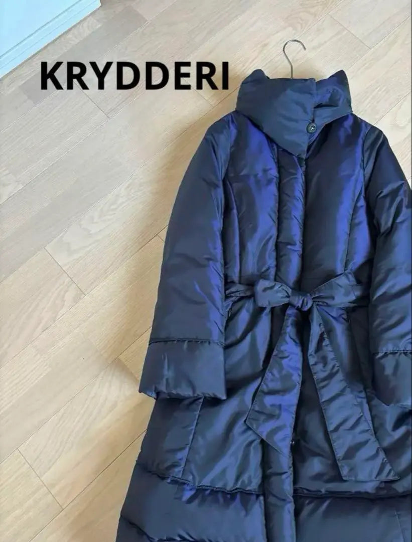 KRYDDERI Long Down Coat Irid