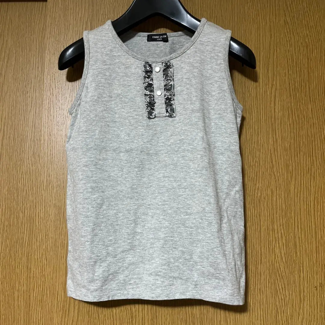 [COMME CA ISM] Grey Sleeveless Tank Top 150A