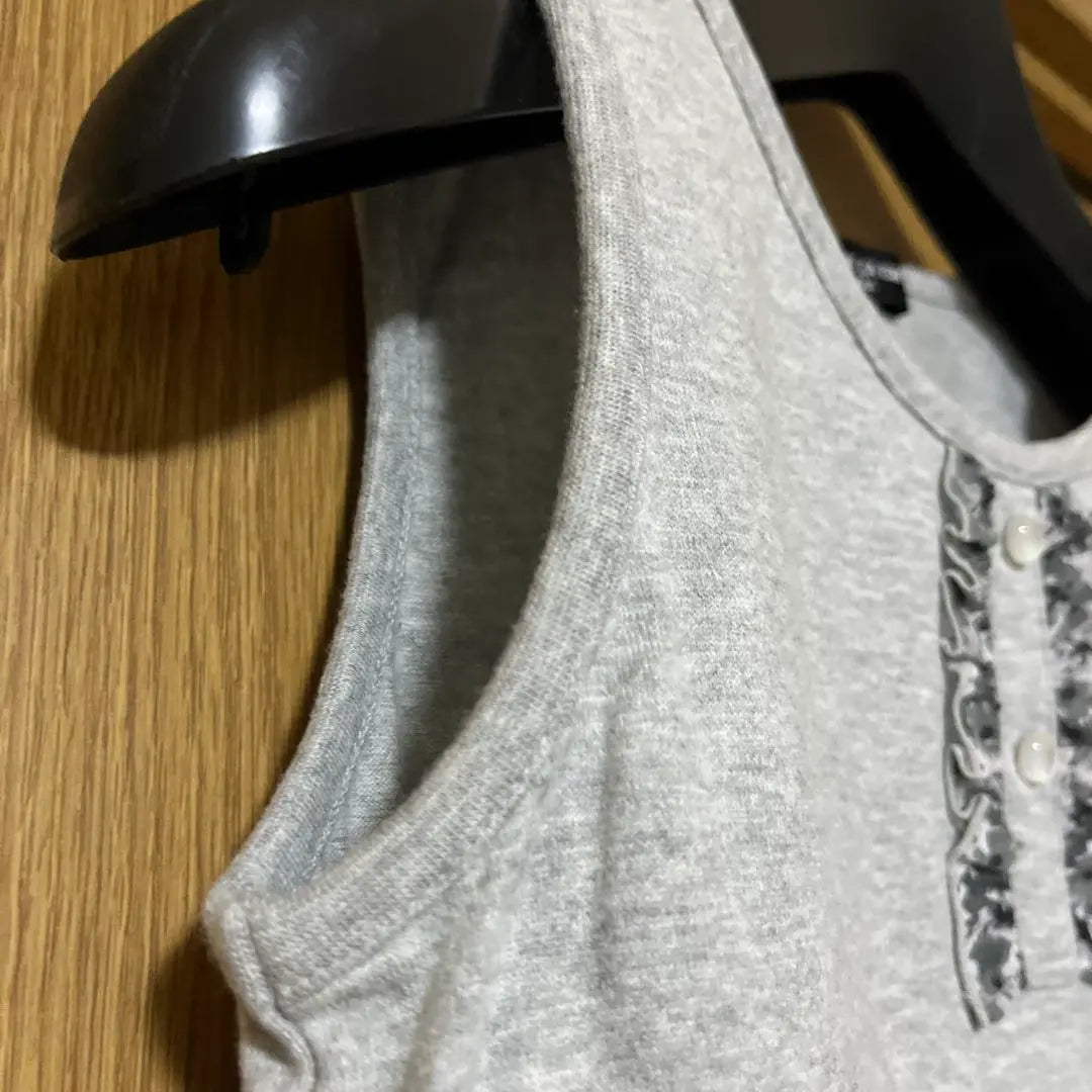 [COMME CA ISM] Grey Sleeveless Tank Top 150A