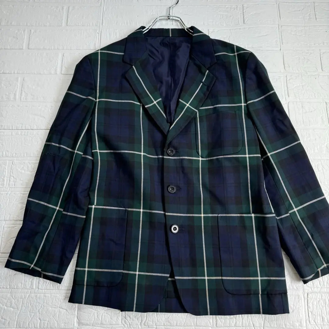 Bernstormer Women's Tailored Jacket Checked Pattern Wool