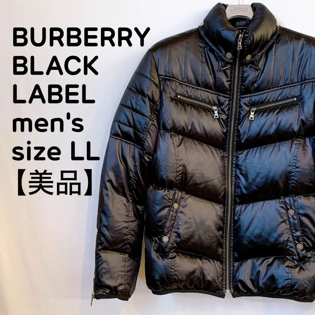 [Buen estado] (R) Chaqueta de plumas para hombre Burberry Black Label