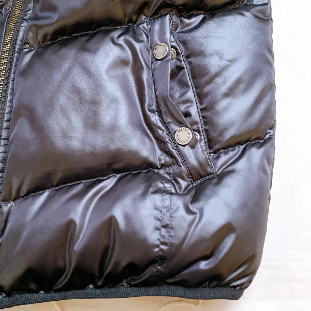 [Good condition] (R) Burberry Black Label Men's Down Jacket