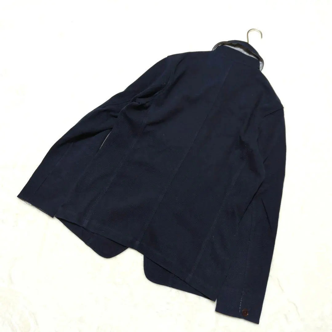 1389 ★ Edifice Cotton Jacket [40] Navy elegant adult casual