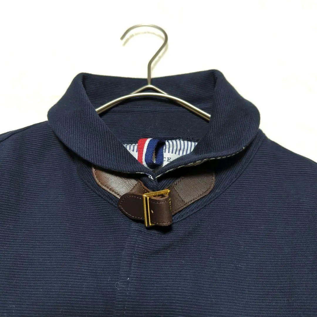 1389 ★ Edifice Cotton Jacket [40] Navy elegant adult casual