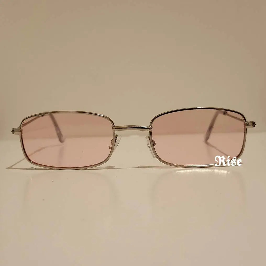 Retro sunglasses, non-prescription, pink, fashion glasses, stylish