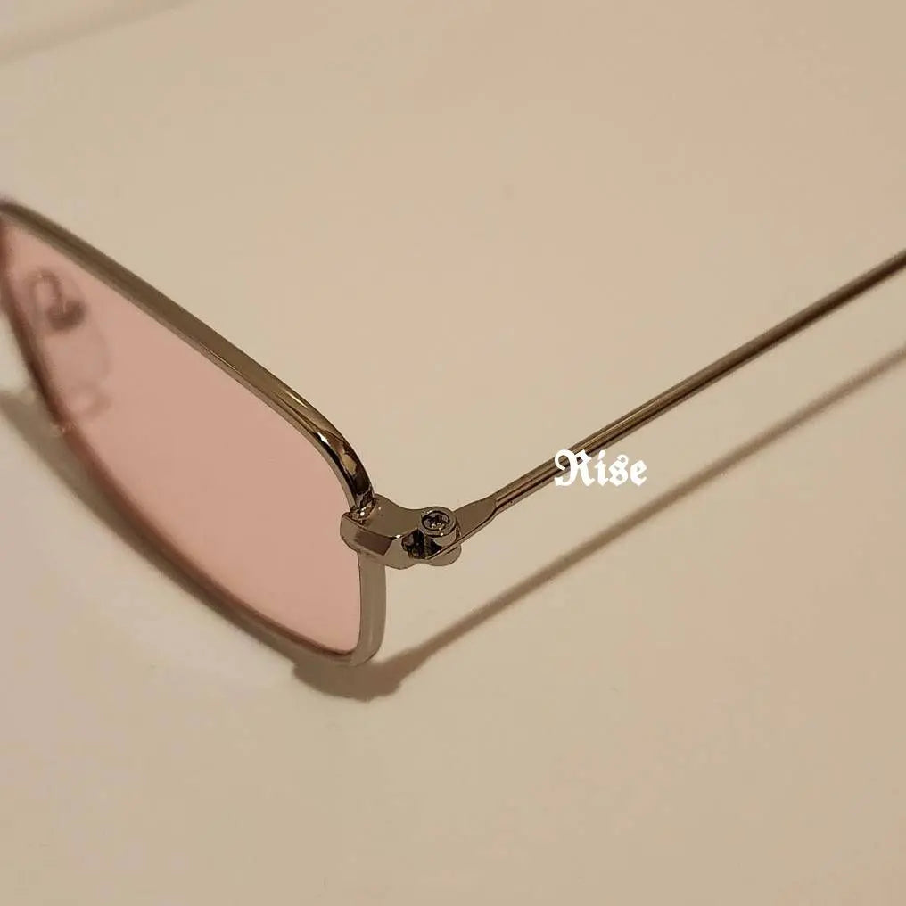 Retro sunglasses, non-prescription, pink, fashion glasses, stylish